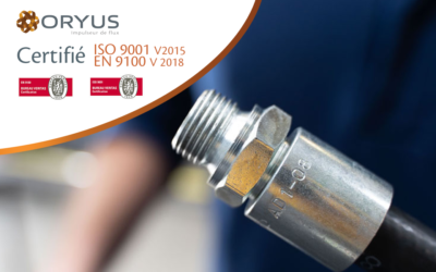 ORYUS conforte sa démarche qualité aux normes EN 9100 ET ISO 9001.
