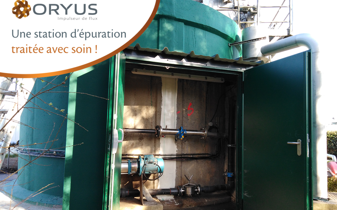 À Briec, ORYUS traite avec soin la station d’épuration des eaux usées de MARIE Frais